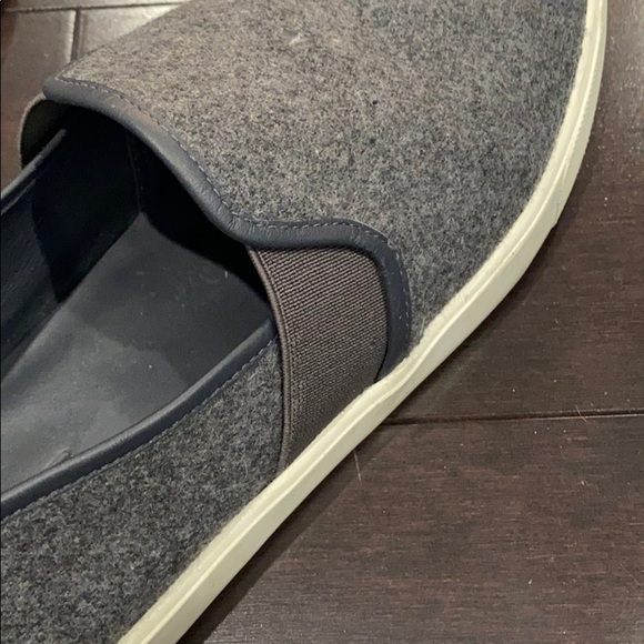 Vince Grey Fabric Slip On Sneaker Size 6 - Picture 3 of 7